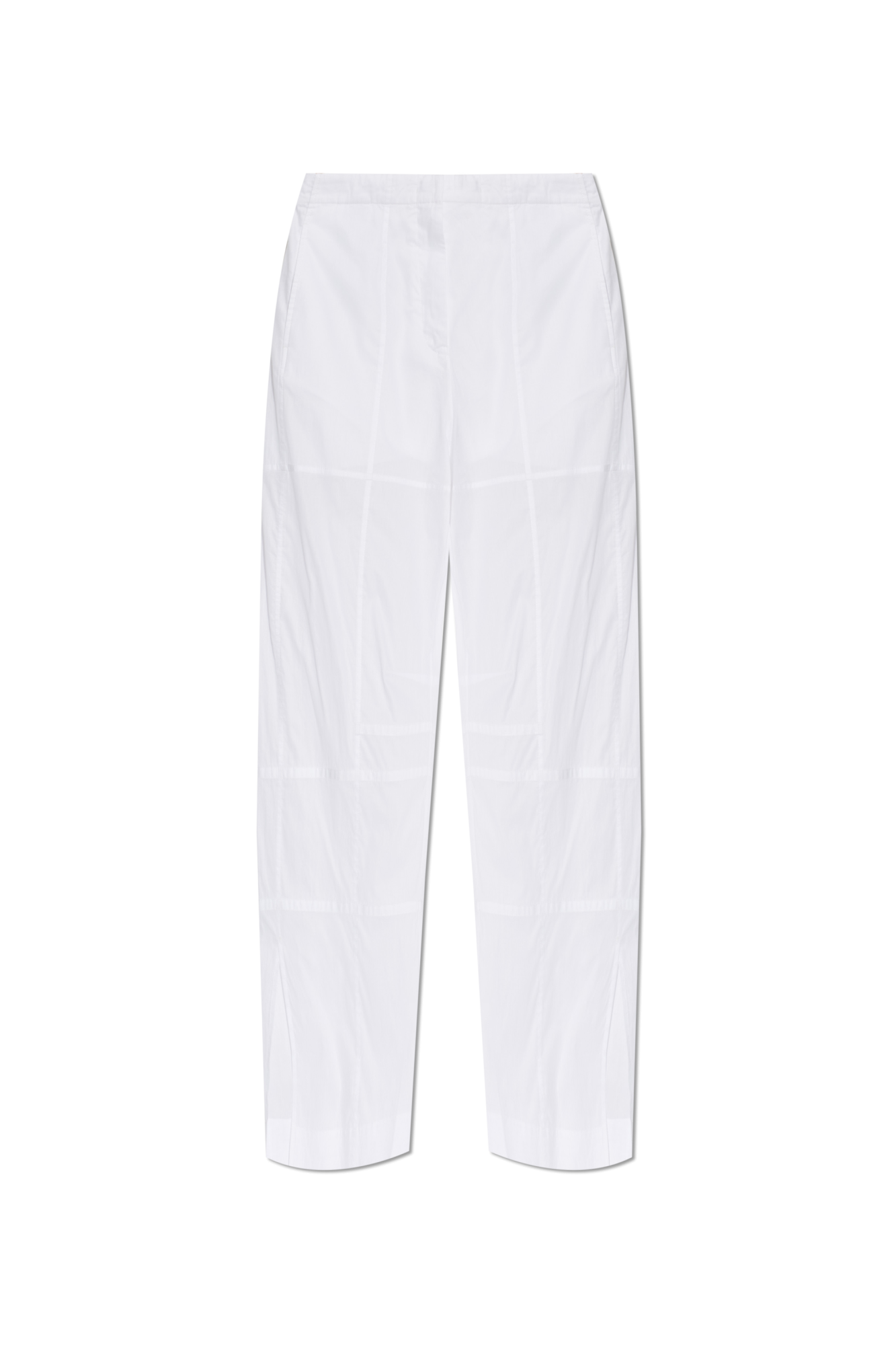 JIL SANDER Cotton pants with slit legs | Women's | Vitkac